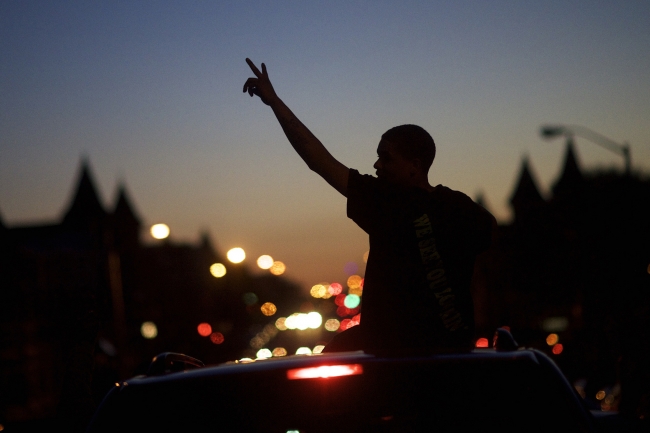 MARK MAKELA, GETTY IMAGES

Young people drove through Baltimore honking their horns the night after citywide riots. Local foundations are trying to be “both strategic and opportunistic” in reaching the city’s youths in response to the crisis.